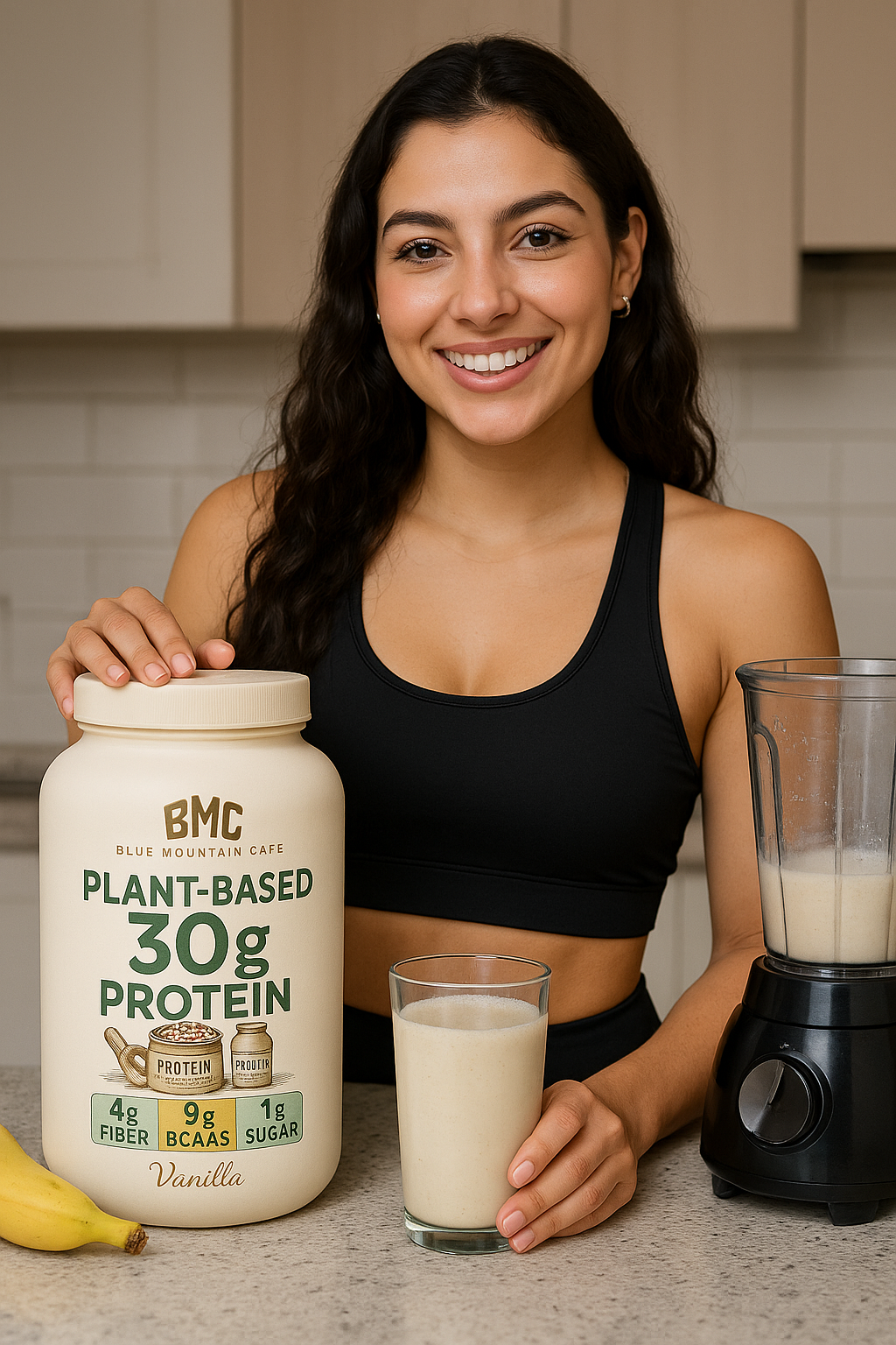 Blue Mountain Cafe® Vanilla Plant Protein 4.3 lbs