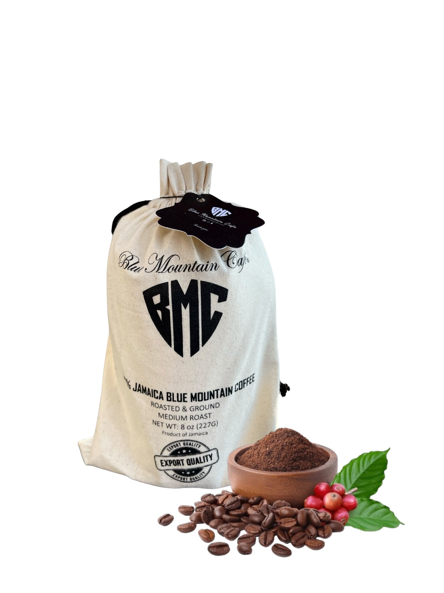 100% Jamaica Blue Mountain Coffee Ground 8oz