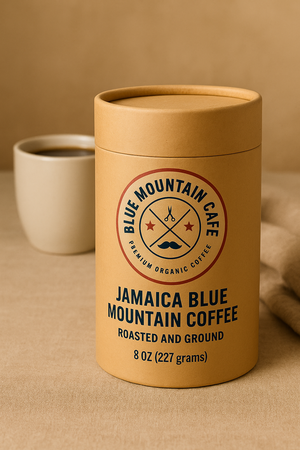 100% Jamaica Blue Mountain Coffee Ground 8oz