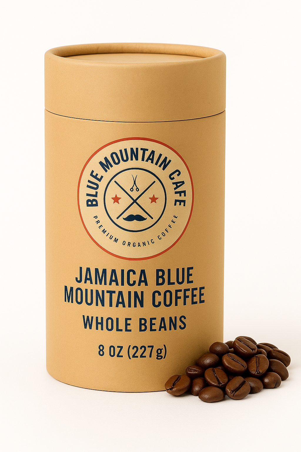 100% Jamaica Blue Mountain Coffee Whole Beans 8oz