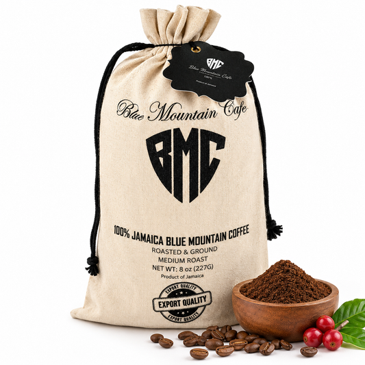 100% Jamaica Blue Mountain Coffee Ground 8oz