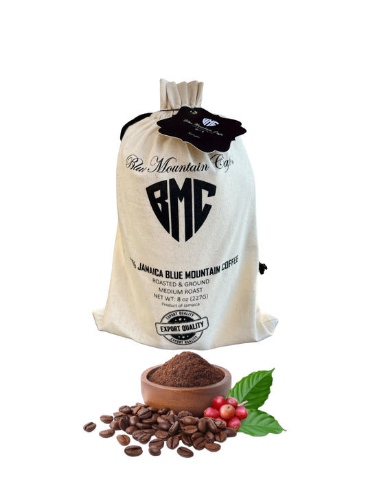 100% Jamaica Blue Mountain Coffee Ground 8oz