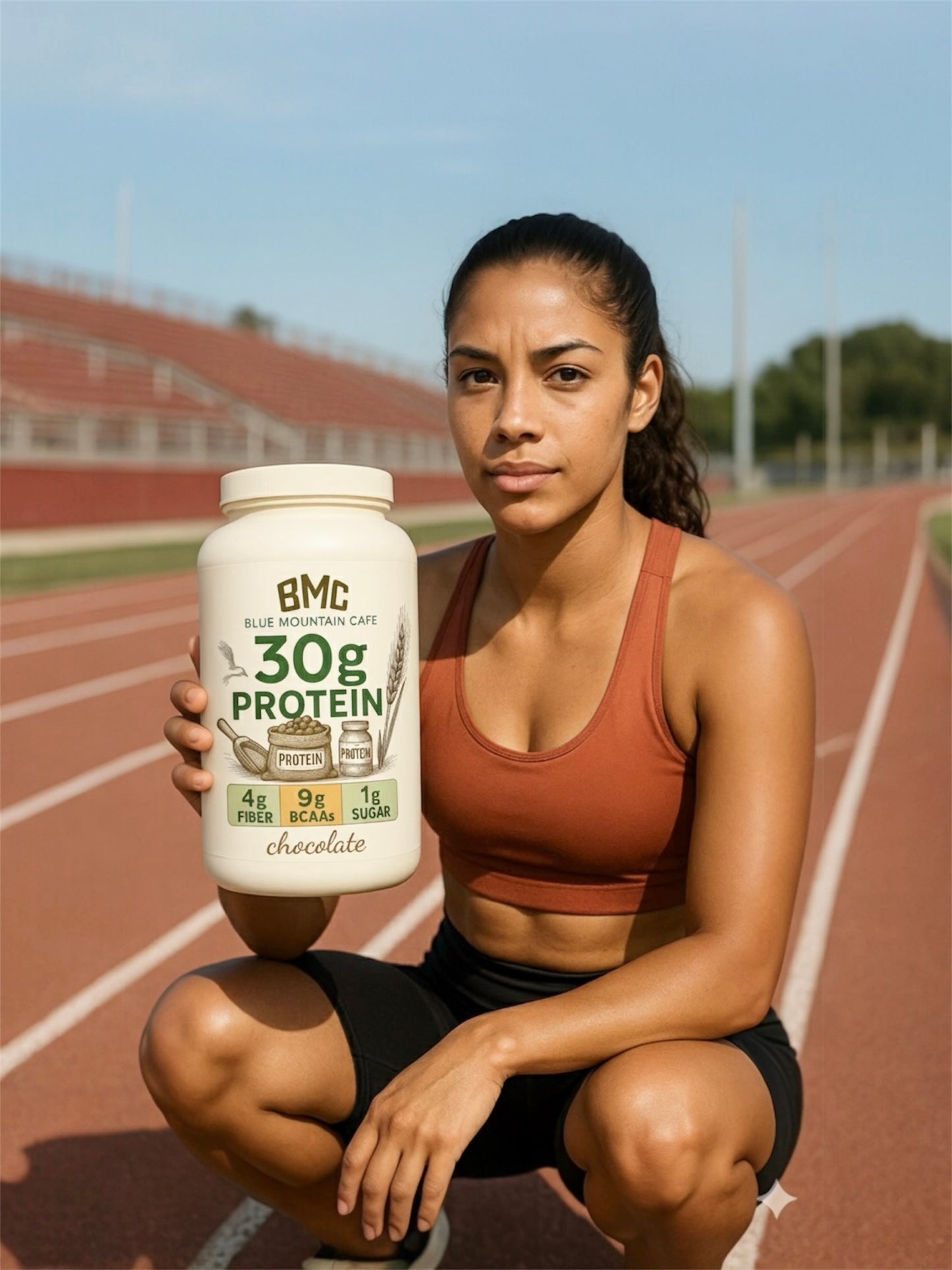 Blue Mountain Cafe® Chocolate Plant Protein 4.3 lbs